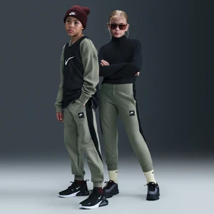 Joggery z dzianiny dla dużych dzieci Nike Air - Zieleń