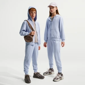 Joggery z dzianiny dresowej dla dużych dzieci Nike Club Fleece - Szary