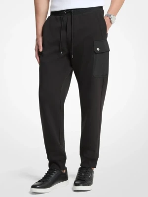 Joggery z mieszanki bawełny Michael Kors CZARNY (Czarny)