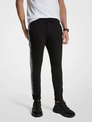 Joggery z mieszanki bawełny z taśmą z logo Michael Kors Outlet
