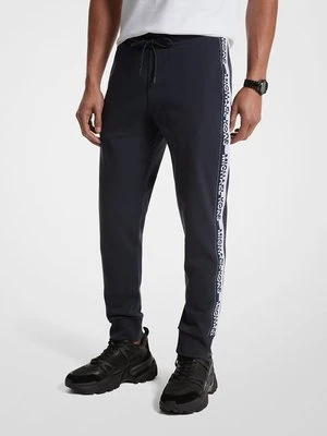Joggery z mieszanki bawełny z taśmą z logo Michael Kors Outlet