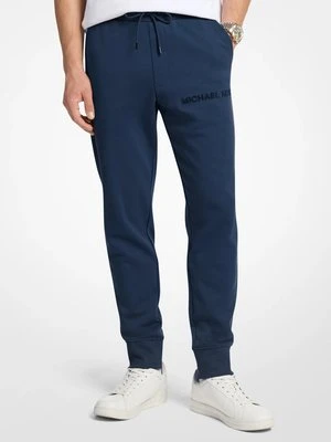 Joggery z mieszanki bawełny z wytłoczonym logo Michael Kors Outlet