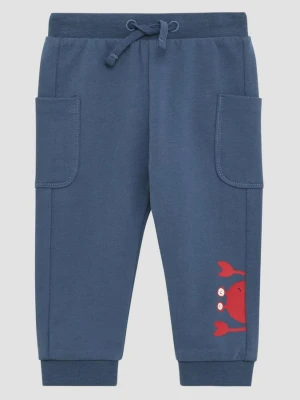Jogpants mit aufgesetzten Taschen und Print s.Oliver