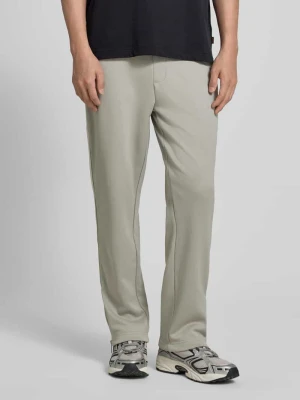 Jogpants o kroju regular fit z dodatkiem bawełny model 'DOLOS' HUGO