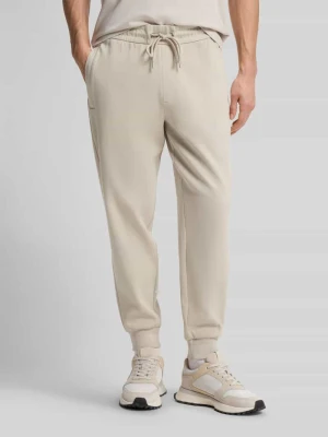 Jogpants o kroju regular fit z mieszanki bawełny model 'LAMONT' Boss