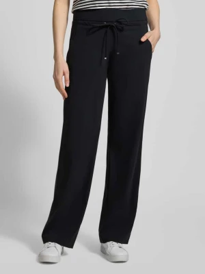 Jogpants o prostych nogawkach z hightech jersey model 'CANDICE' RAFFAELLO ROSSI