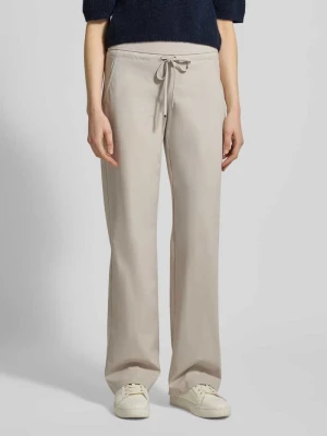 Jogpants o prostych nogawkach z hightech jersey model 'CANDICE' RAFFAELLO ROSSI