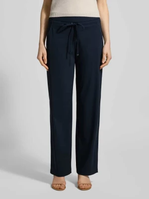 Jogpants o prostych nogawkach z hightech jersey model 'CANDICE' RAFFAELLO ROSSI