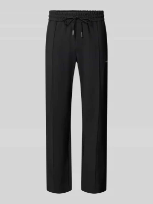 Jogpants z elastycznym pasem i tunelem Antony Morato Czarny