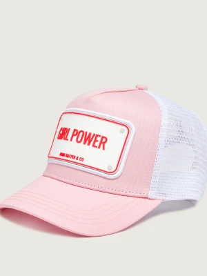 John Hatter Bejsbolówka Girl Power różowy