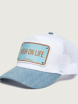 John Hatter Bejsbolówka High On Life biały