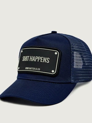 John Hatter Bejsbolówka SH*T HAPPENS granatowy