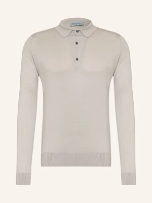 John Smedley Koszulka Polo Z Dzianiny Bradwell beige
