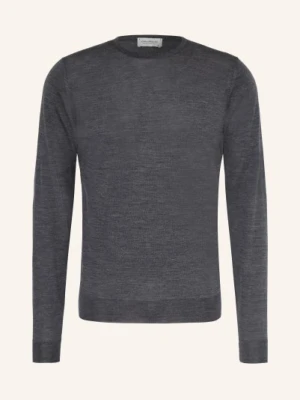 John Smedley Sweter Z Wełny Merynosowej grau