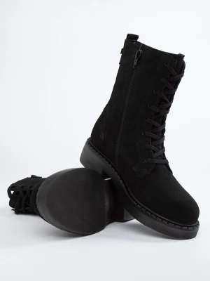 JOLANA & FENENA Skórzane botki w kolorze czarnym rozmiar: 37