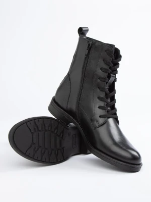 JOLANA & FENENA Skórzane botki w kolorze czarnym rozmiar: 36