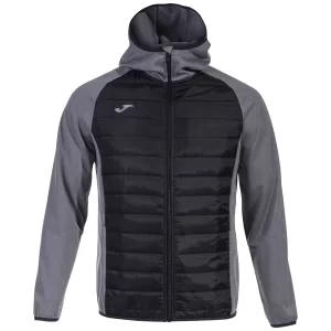 Joma Berna III Softshell Hoodie 103791-281, Męskie, Szare, bluzy, poliester, rozmiar: L