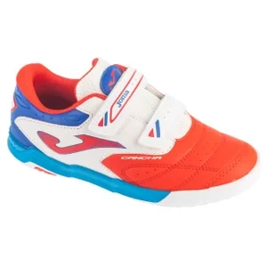 Joma Cancha Jr 2606 IN CAJS2606INV, Dla chłopca, Czerwone, buty halowe - halówki, przewiewna siateczka, rozmiar: 27