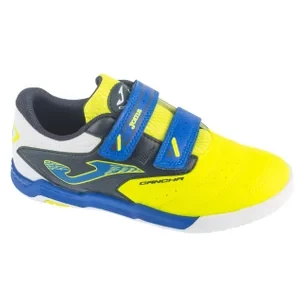 Joma Cancha Jr 2609 IN CAJS2609INV, Dla chłopca, Żółte, buty halowe - halówki, przewiewna siateczka, rozmiar: 27