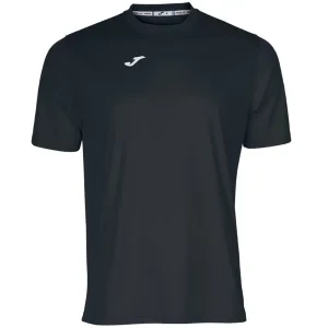 Joma Combi Tee 100052-100, Męskie, Czarne, t-shirty, poliester, rozmiar: S