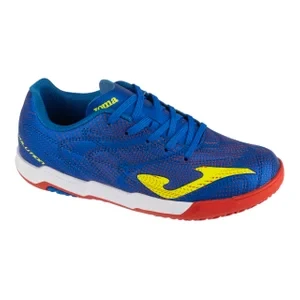 Joma Evolution Jr 2605 IN EVJS2605IN, Dla chłopca, Niebieskie, buty halowe - halówki, skóra syntetyczna, rozmiar: 31