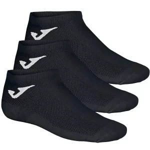 Joma Invisible 3PPK Socks 400781-100, Unisex, Czarne, skarpetki, bawełna, rozmiar: 35-38