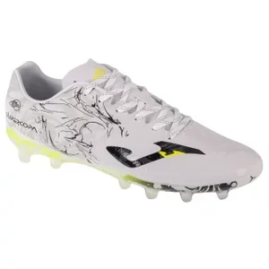 Joma Super Copa 2402 FG SUPS2402FG, Męskie, Białe, buty piłkarskie - korki, skóra syntetyczna, rozmiar: 40