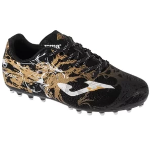 Joma Super Copa Jr 2401 AG SCJS2401AG, Dla chłopca, Czarne, buty piłkarskie - korki, skóra syntetyczna, rozmiar: 37