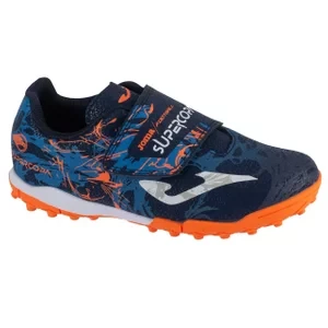 Joma Super Copa Jr 2403 TF SCJW2403TFV, Dla chłopca, Granatowe, buty piłkarskie - turfy, skóra syntetyczna, rozmiar: 30