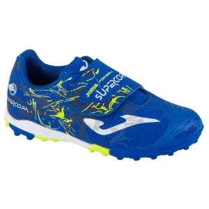 Joma Super Copa Jr 2404 TF SCJW2404TFV, Dla chłopca, Niebieskie, buty piłkarskie - turfy, skóra syntetyczna, rozmiar: 33