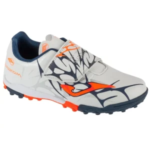 Joma Super Copa Jr 2502 TF SCJS2502TFV, Dla chłopca, Białe, buty piłkarskie - turfy, skóra syntetyczna, rozmiar: 38