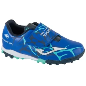 Joma Super Copa Jr 2504 TF SCJW2504TFV, Dla chłopca, Niebieskie, buty piłkarskie - turfy, skóra syntetyczna, rozmiar: 27