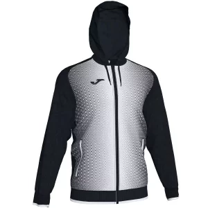 Joma Supernova Hooded Jacket 101285-102, Męskie, Białe, bluzy, poliester, rozmiar: M