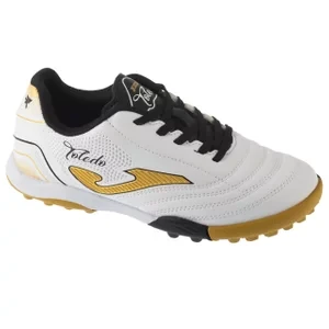 Joma Toledo Jr 2502 TF TOJW2502TF, Dla chłopca, Białe, buty piłkarskie - turfy, skóra syntetyczna, rozmiar: 27