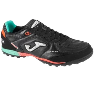 Joma Top Flex 2501 TF TOPW2501TF, Męskie, Czarne, buty piłkarskie - turfy, skóra licowa, rozmiar: 39