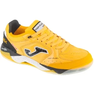 Joma Top Flex Plus 2528 IN TOUW2528IN, Męskie, Żółte, buty halowe - halówki, skóra licowa, rozmiar: 40,5