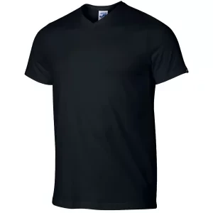 Joma Versalles Short Sleeve Tee 101740-100, Męskie, Czarne, t-shirty, bawełna, rozmiar: S