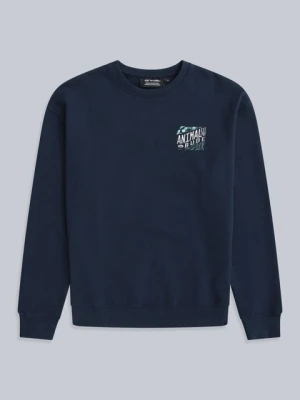 Jonah Bude bluza męska - Navy Animal
