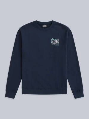 Jonah Cromer bluza męska - Navy Animal