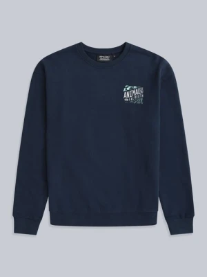 Jonah Falmouth bluza męska - Navy Animal