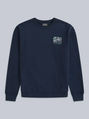 Jonah St Ives bluza męska - Navy Animal