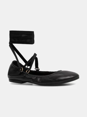 Jonak baleriny skórzane DESIREUSE CUIR kolor czarny 3800271