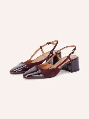 Jonak Czółenka Typu Slingback Dhapopy rot CIEMNOCZERWONY