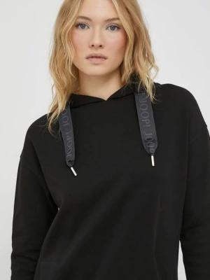 Joop! bluza damska kolor czarny z kapturem gładka 3003252210007090