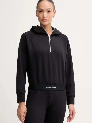 Joop! bluza damska kolor czarny z kapturem gładka 30048512