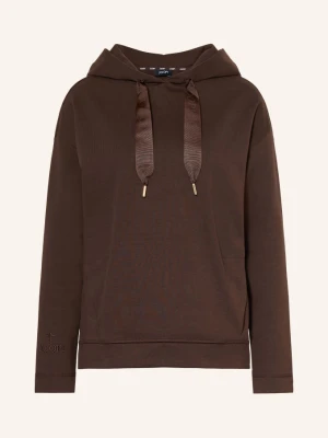 Joop! Bluza Z Kapturem braun CIEMNOBRĄZOWY