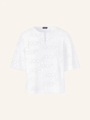 Joop! Bluzka Beljana Z Koronki Ażurowanej weiss