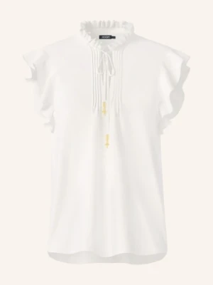 Joop! Bluzka Benita Z Falbanami weiss