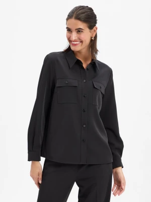 JOOP! Bluzka damska - Bakara Kobiety czarny jednolity,