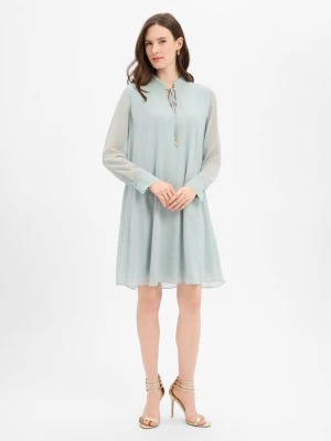 JOOP! Bluzka damska - Delilah Kobiety Szyfon zielony jednolity,